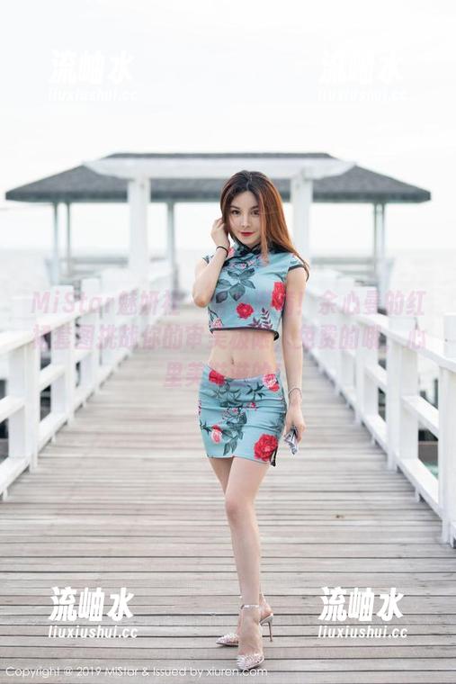 MiStar魅妍社 - 活力满满！余心曼的红裙套图挑战你的审美极限，免费的哦，心里美滋滋的！