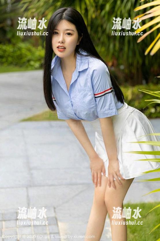 尤蜜荟 - 白丝搭配娜娜TINA，谁能拒绝这种无理诱惑？
